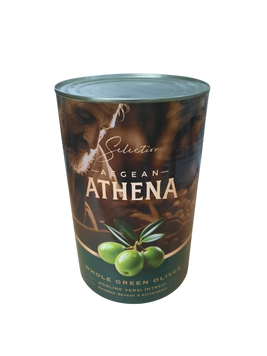 Зелені оливки з кісточкою Athena 4200г 2767104420 фото
