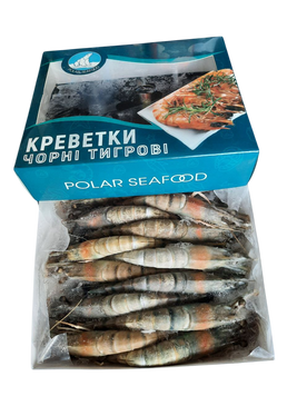 Креветки чорні тигрові 1кг 2764529783 фото